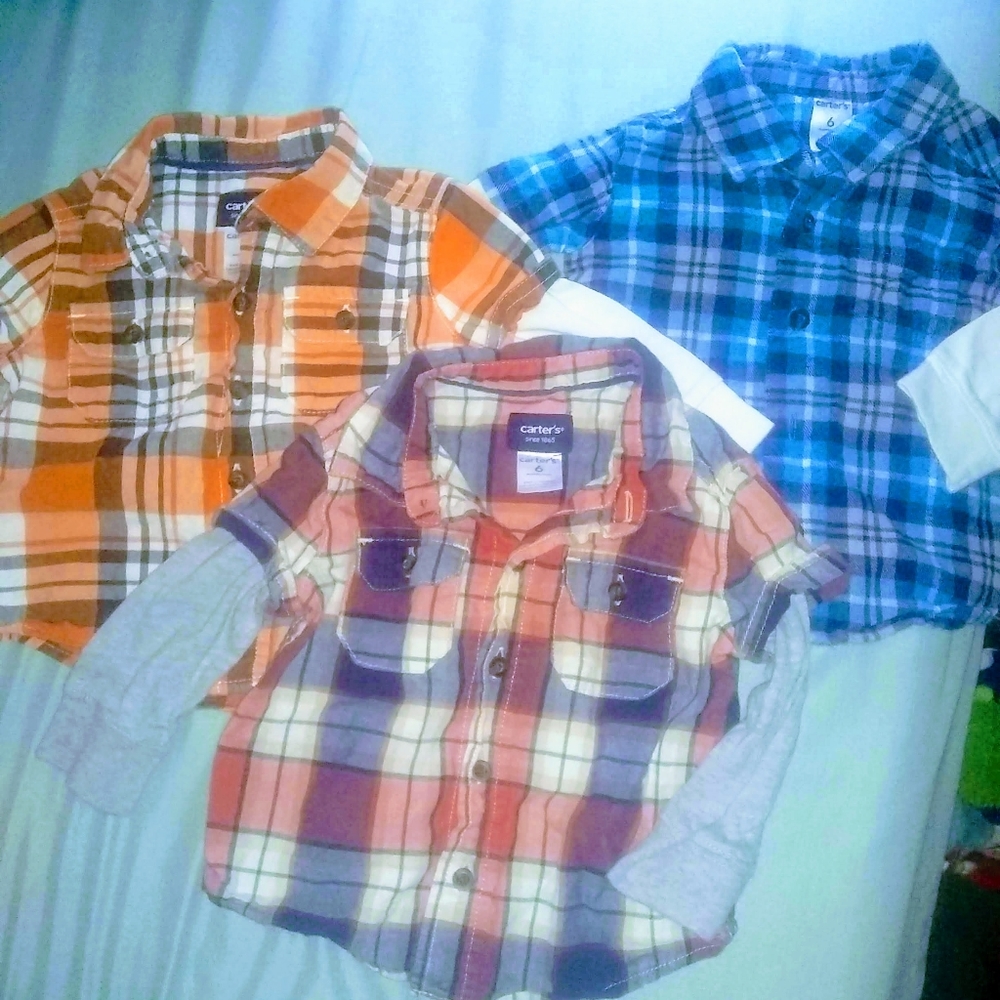 Baby boy flannels